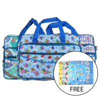 Duck Mother Bag PVC 1 (ATL99) Blue FREE 1 Pcs Duck Baby Spread Sheet Mat (WS151)